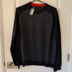 Men's Ted Baker Striped Sweater Size 5 MINT WITH TAG